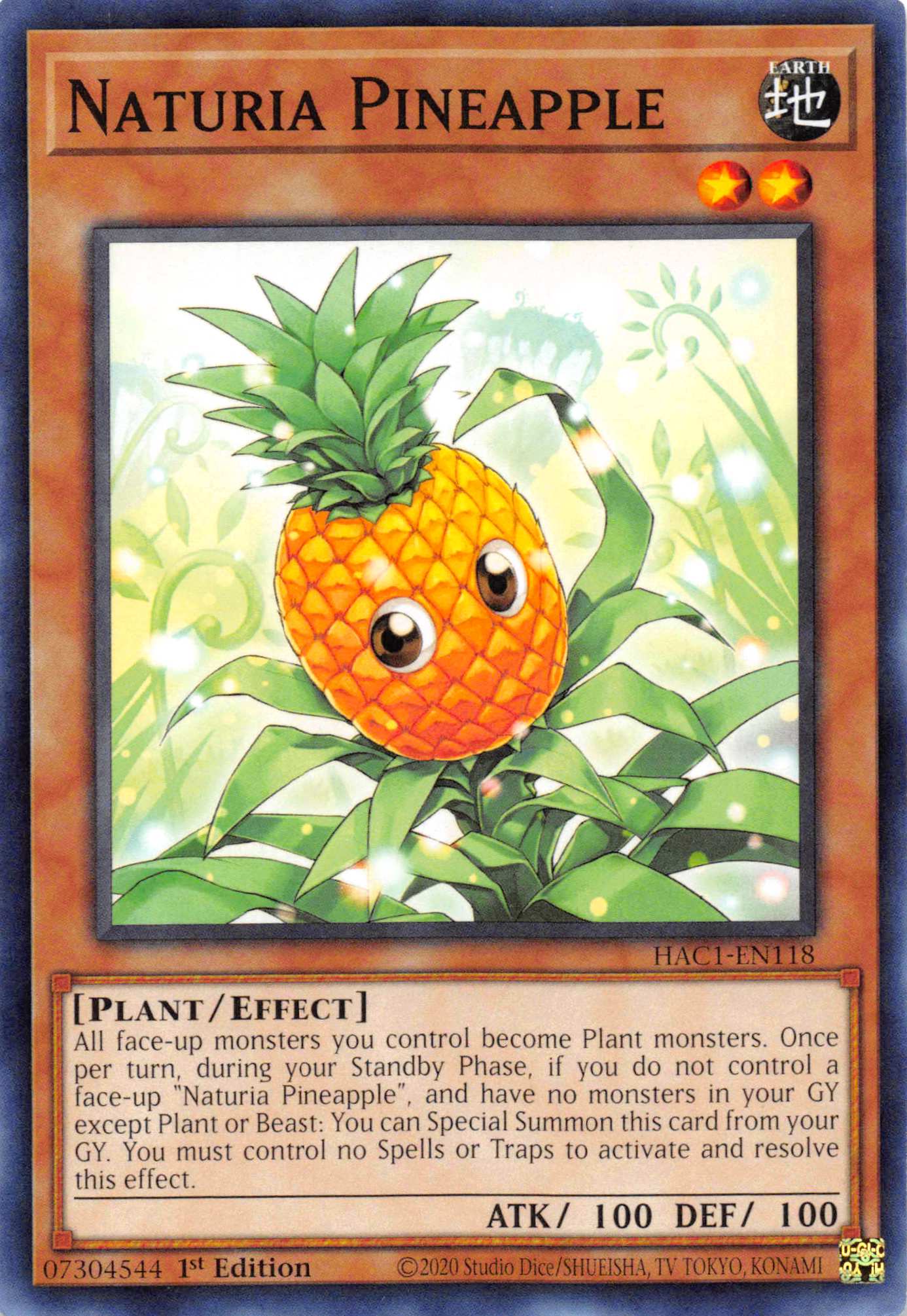 Naturia Pineapple [HAC1-EN118] Common | A1Comics