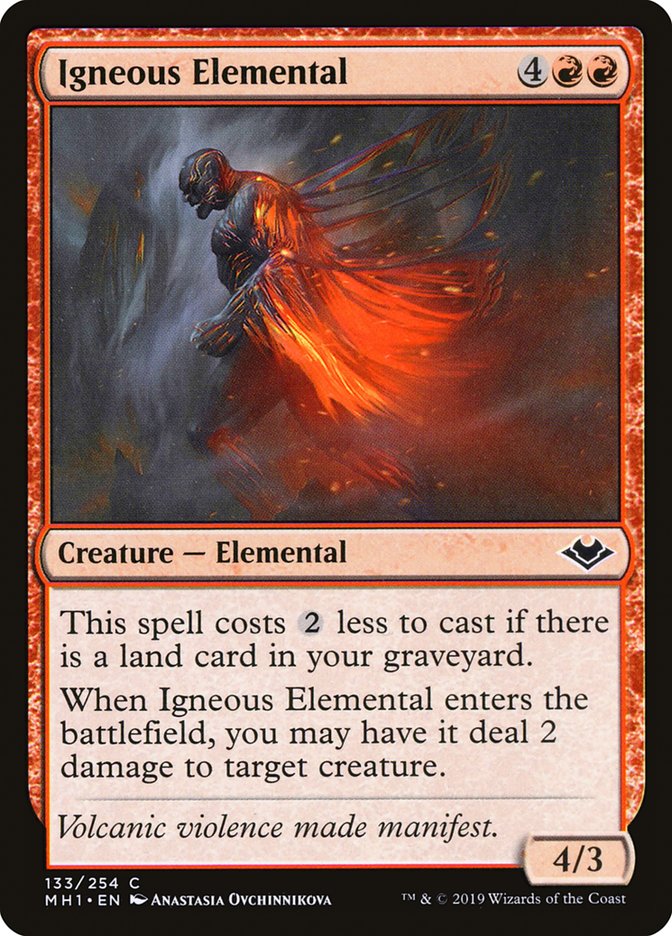 Igneous Elemental [Modern Horizons] | A1Comics