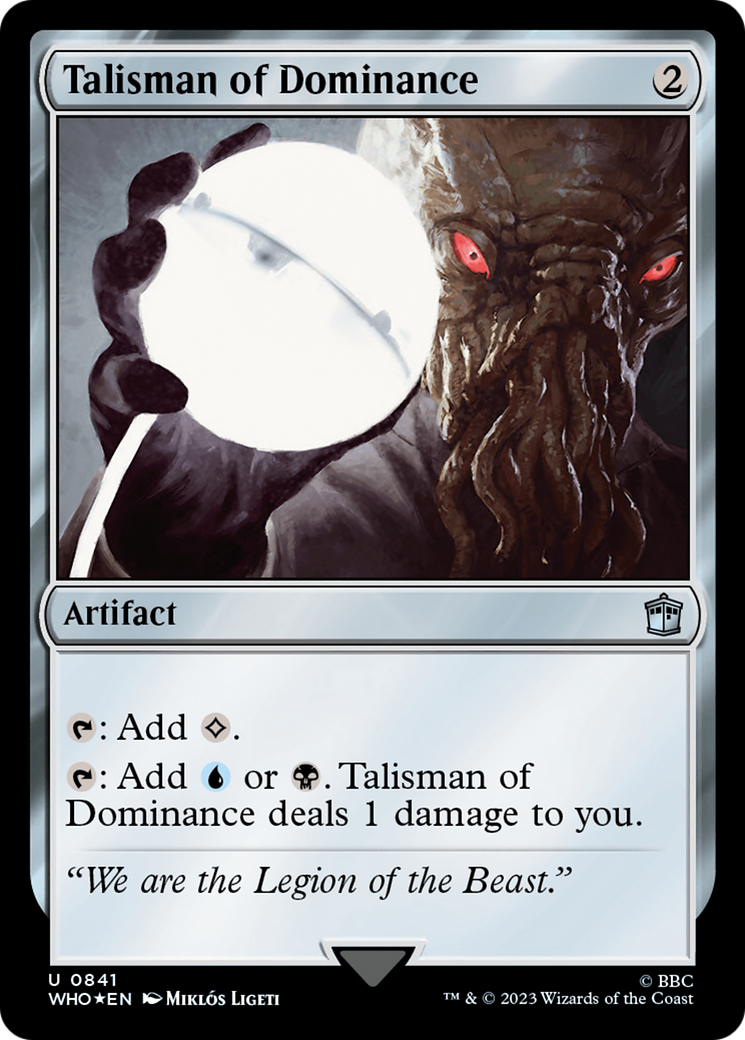 Talisman of Dominance (Surge Foil) [Doctor Who] | A1Comics