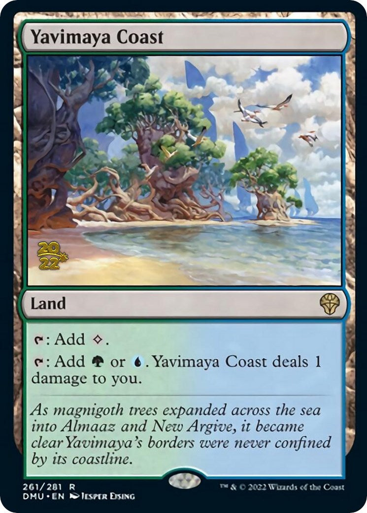 Yavimaya Coast [Dominaria United Prerelease Promos] | A1Comics