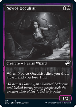 Novice Occultist [Innistrad: Double Feature] | A1Comics