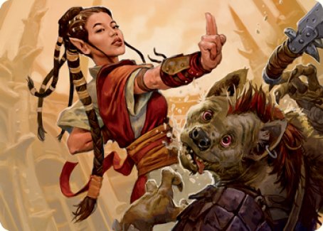 Half-Elf Monk Art Card [Dungeons & Dragons: Adventures in the Forgotten Realms Art Series] | A1Comics