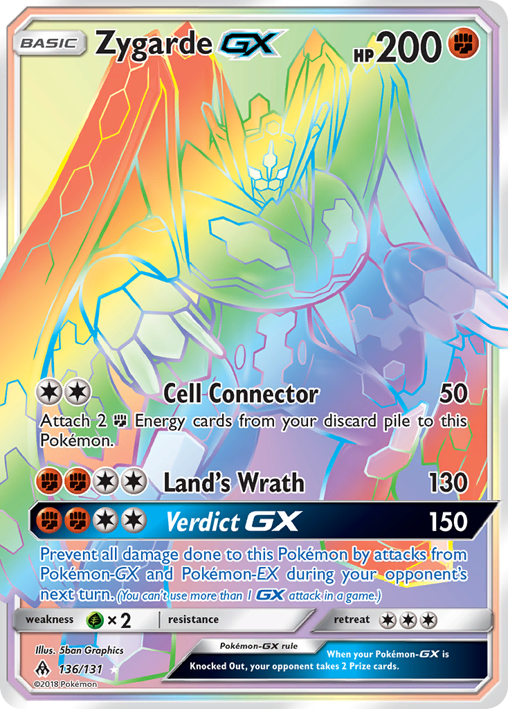 Zygarde GX (136/131) [Sun & Moon: Forbidden Light] | A1Comics