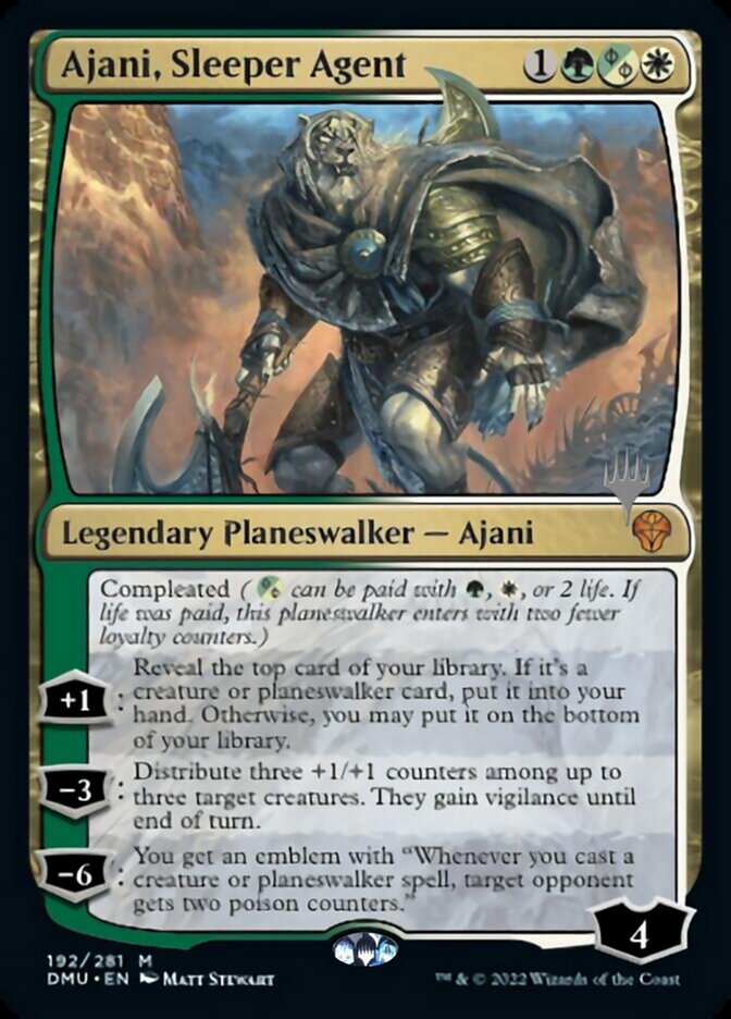 Ajani, Sleeper Agent (Promo Pack) [Dominaria United Promos] | A1Comics