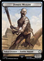 Zombie Mutant // Copy Double-Sided Token [Fallout Tokens] | A1Comics