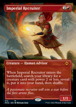 Imperial Recruiter (Borderless Alternate Art) [Modern Horizons 2] | A1Comics