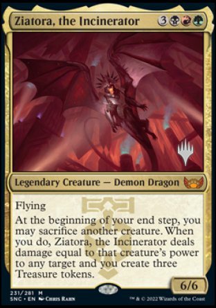 Ziatora, the Incinerator (Promo Pack) [Streets of New Capenna Promos] | A1Comics