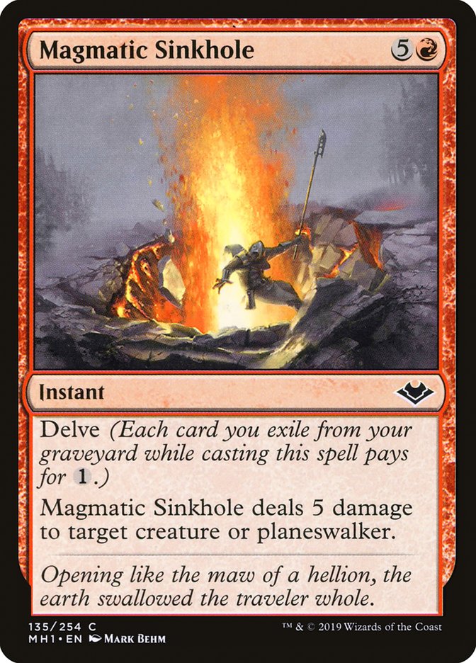 Magmatic Sinkhole [Modern Horizons] | A1Comics