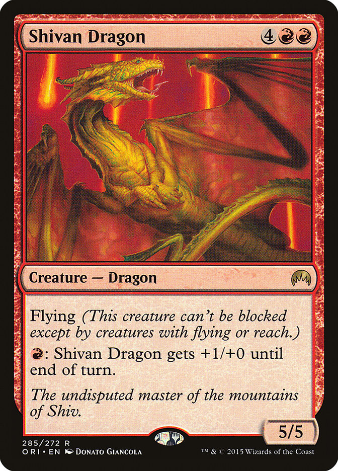 Shivan Dragon [Magic Origins] | A1Comics