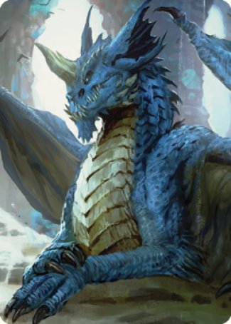 Young Blue Dragon Art Card [Commander Legends: Battle for Baldur's Gate Art Series] | A1Comics