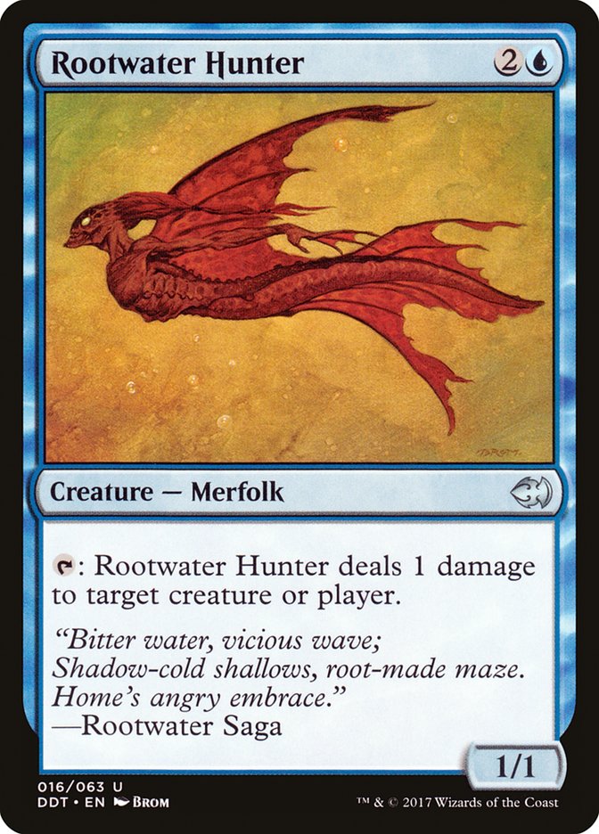 Rootwater Hunter [Duel Decks: Merfolk vs. Goblins] | A1Comics