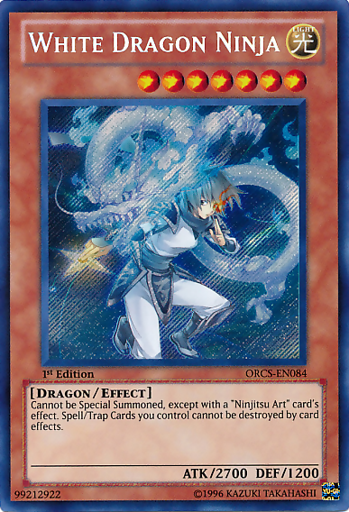 White Dragon Ninja [ORCS-EN084] Secret Rare | A1Comics