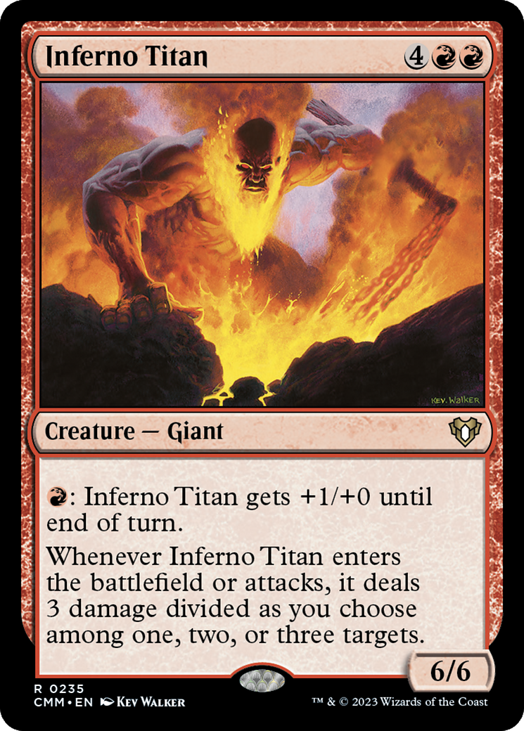 Inferno Titan [Commander Masters] | A1Comics