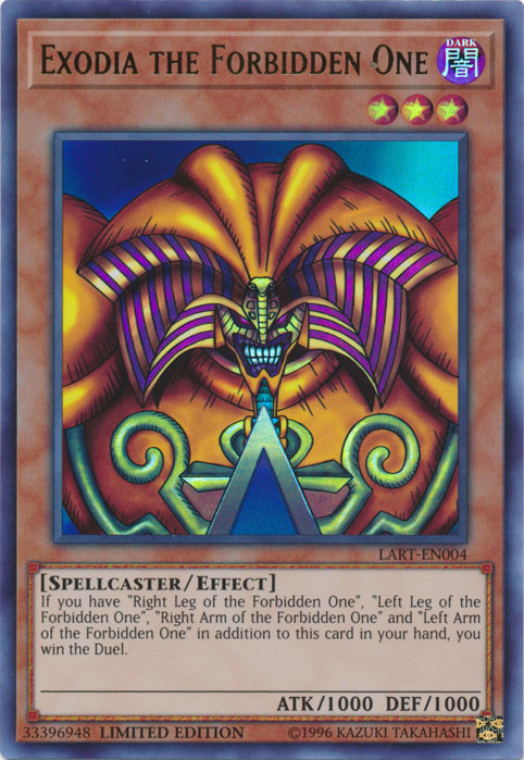 Exodia the Forbidden One [LART-EN004] Ultra Rare | A1Comics