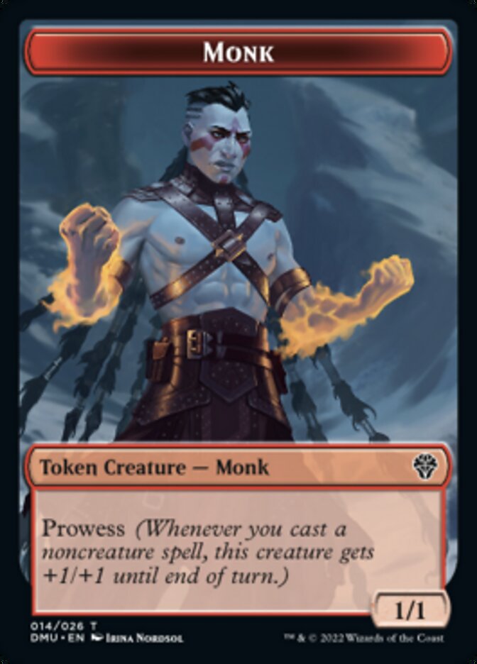 Monk Token [Dominaria United Tokens] | A1Comics