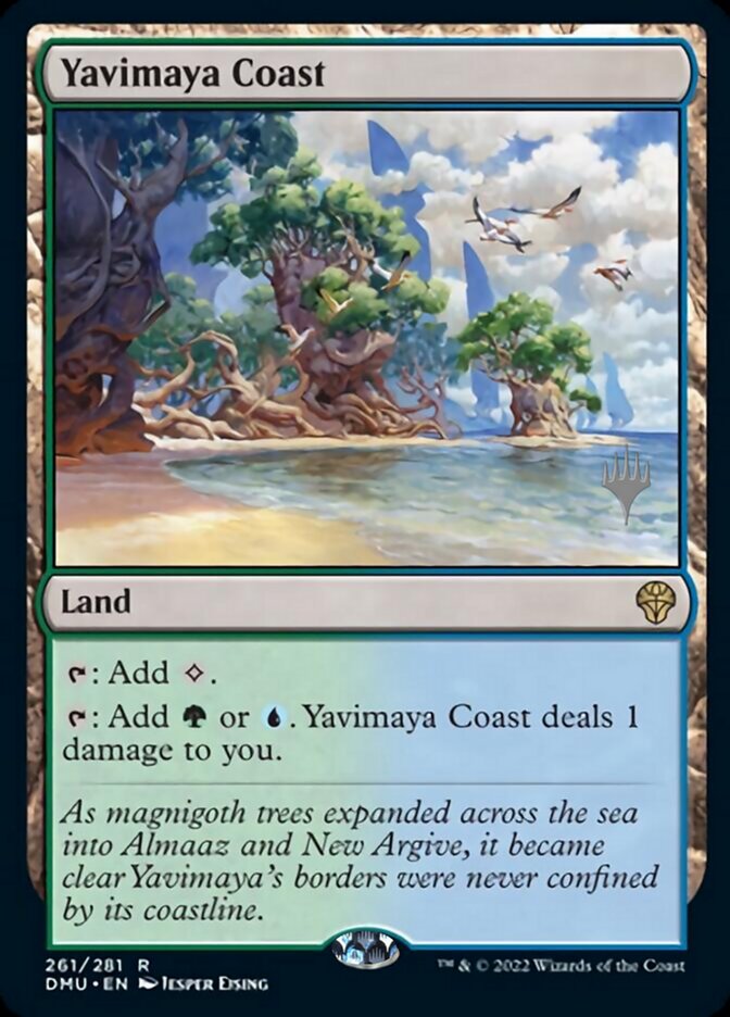 Yavimaya Coast (Promo Pack) [Dominaria United Promos] | A1Comics