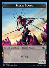 Faerie Rogue // Soldier Double-Sided Token [Double Masters 2022 Tokens] | A1Comics