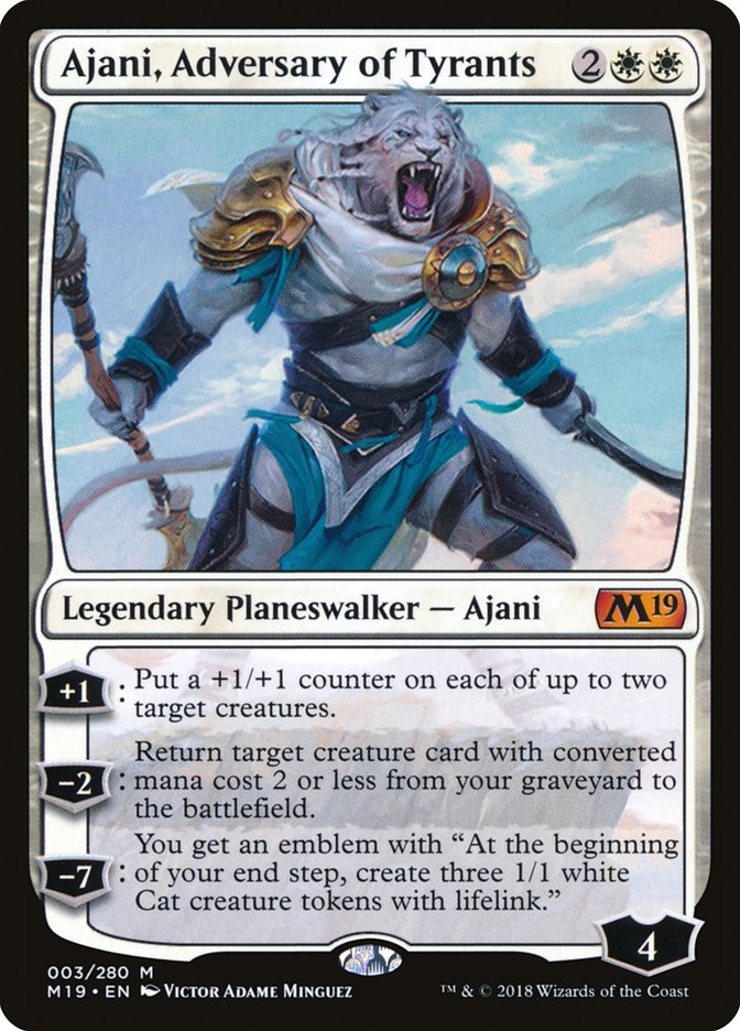 Ajani, Adversary of Tyrants [Core Set 2019] | A1Comics