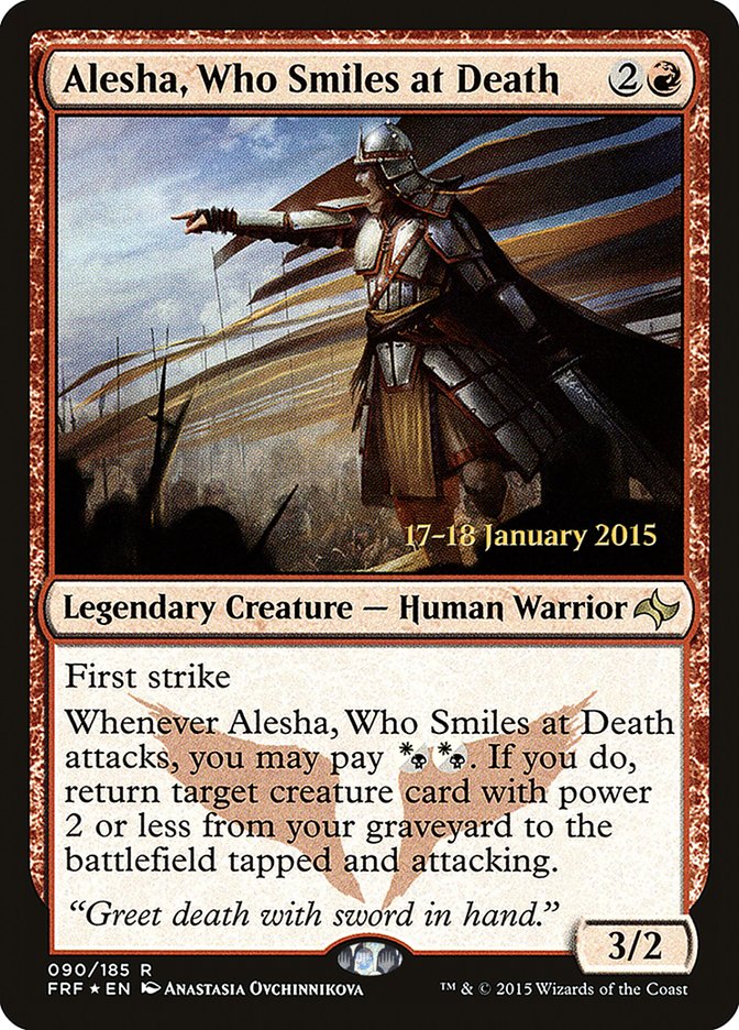 Alesha, Who Smiles at Death [Fate Reforged Prerelease Promos] | A1Comics