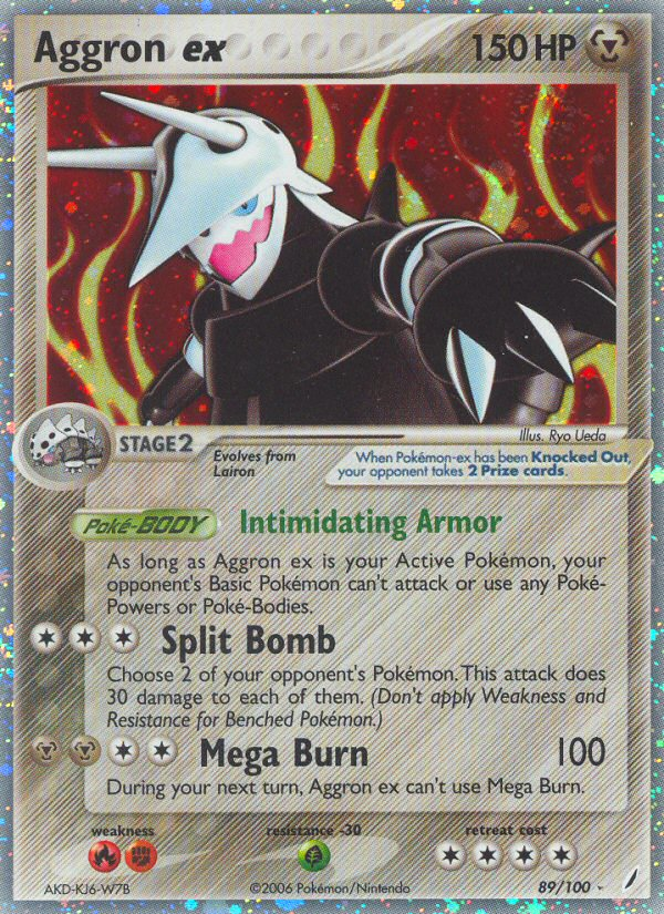 Aggron ex (89/100) [EX: Crystal Guardians] | A1Comics