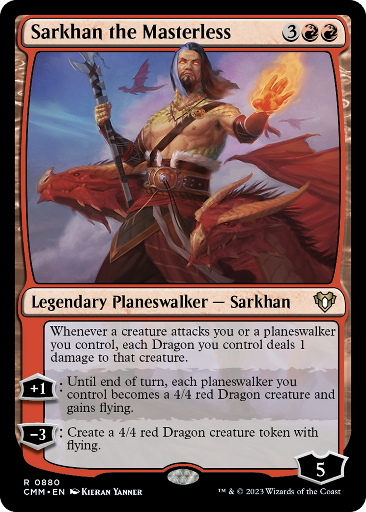 Sarkhan the Masterless [Commander Masters] | A1Comics