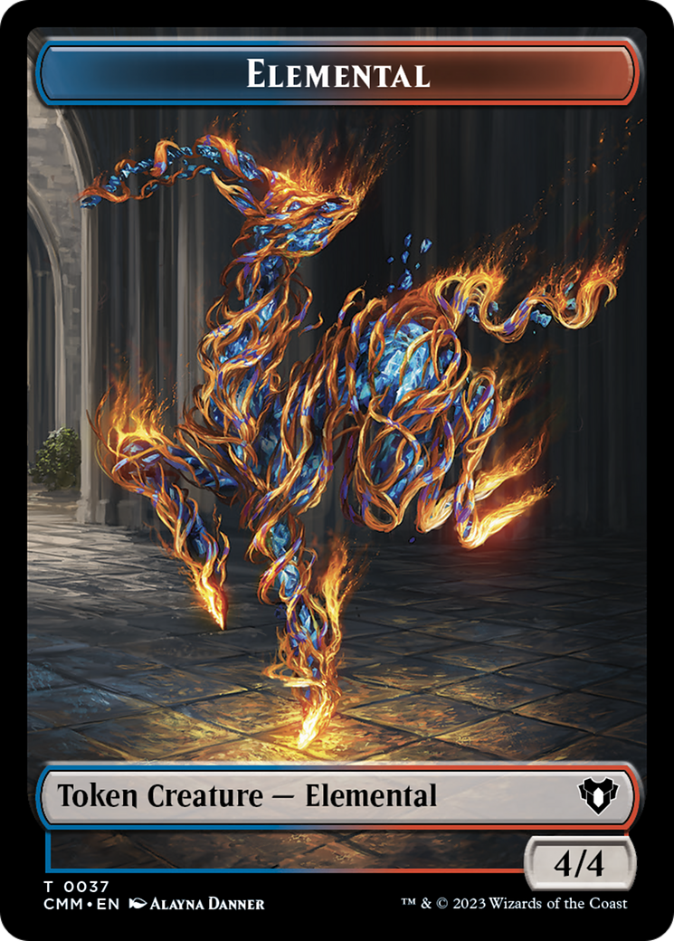 Elemental Token (37) [Commander Masters Tokens] | A1Comics