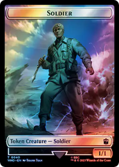 Soldier // Mark of the Rani Double-Sided Token (Surge Foil) [Doctor Who Tokens] | A1Comics