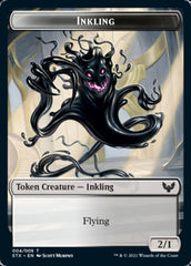 Inkling // Spirit Double-Sided Token [Strixhaven: School of Mages Tokens] | A1Comics