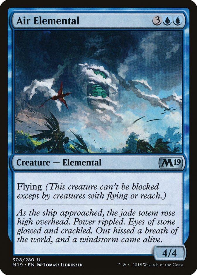 Air Elemental [Core Set 2019] | A1Comics