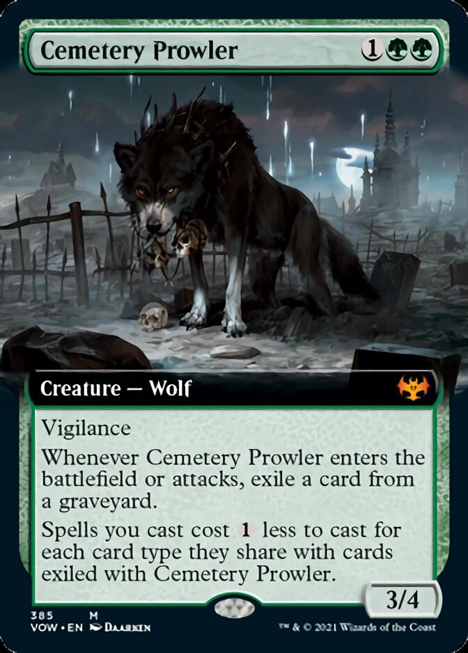 Cemetery Prowler (Extended Art) [Innistrad: Crimson Vow] | A1Comics