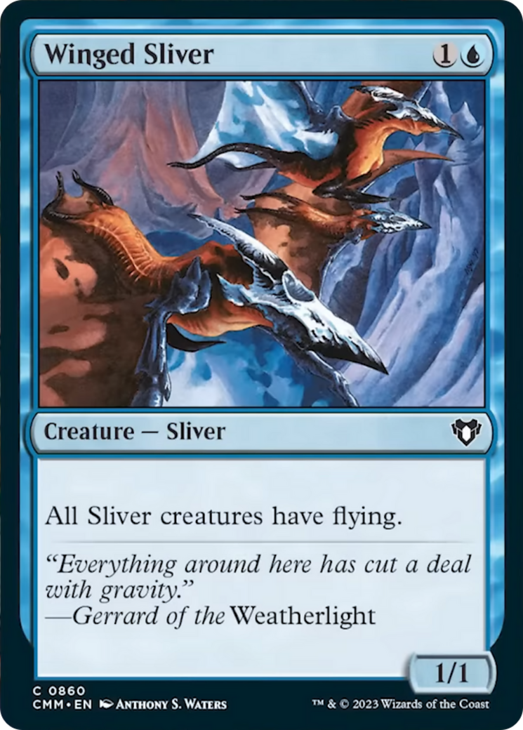 Winged Sliver [Commander Masters] | A1Comics