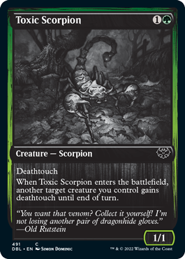 Toxic Scorpion [Innistrad: Double Feature] | A1Comics