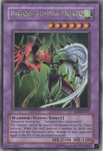 Elemental Hero Flame Wingman [DR3-EN215] Ultra Rare | A1Comics