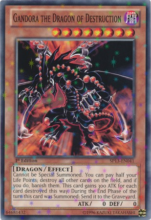 Gandora the Dragon of Destruction [SP13-EN041] Starfoil Rare | A1Comics