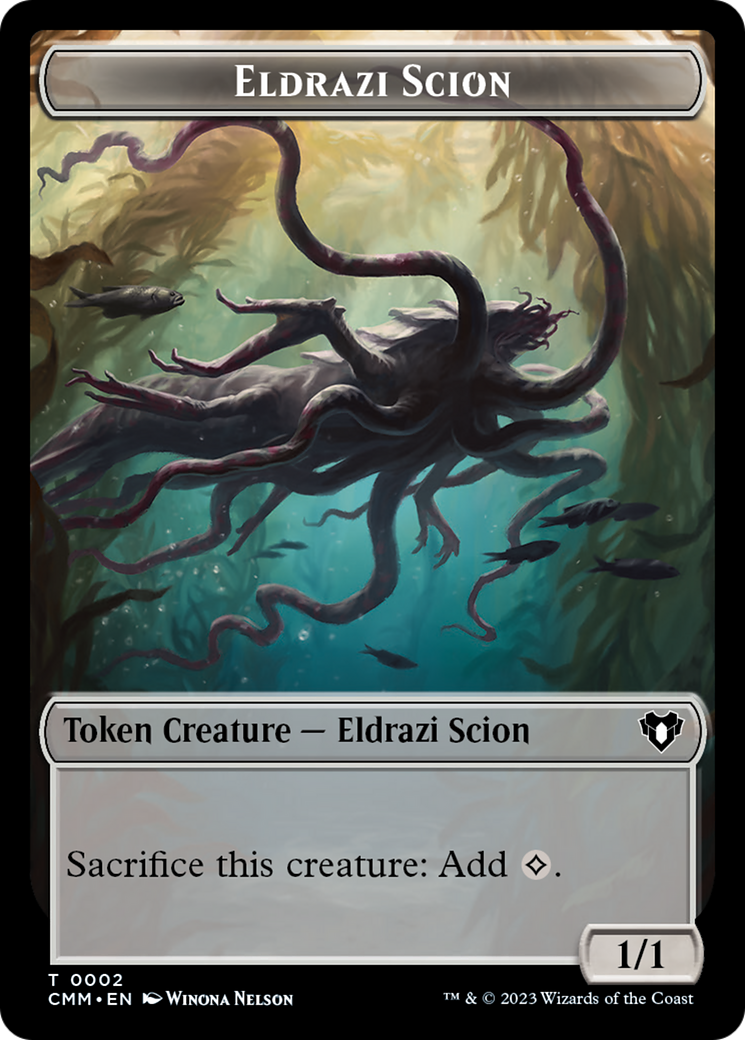 Eldrazi Scion // Spirit (0058) Double-Sided Token [Commander Masters Tokens] | A1Comics