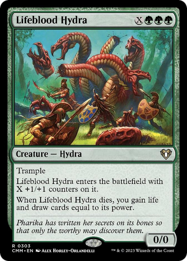 Lifeblood Hydra [Commander Masters] | A1Comics