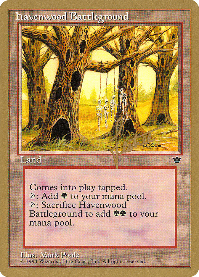 Havenwood Battleground (Bertrand Lestree) [Pro Tour Collector Set] | A1Comics