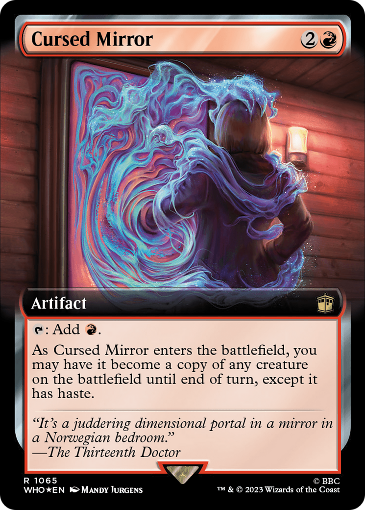 Cursed Mirror (Extended Art) (Surge Foil) [Doctor Who] | A1Comics