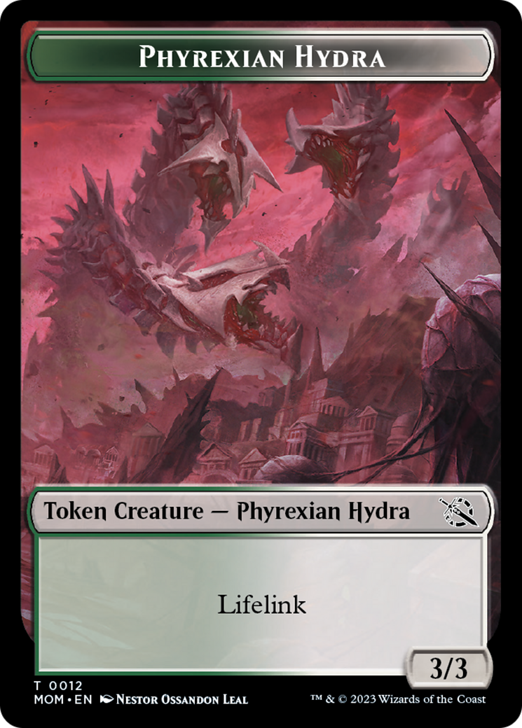 Phyrexian Hydra Token (12) [March of the Machine Tokens] | A1Comics