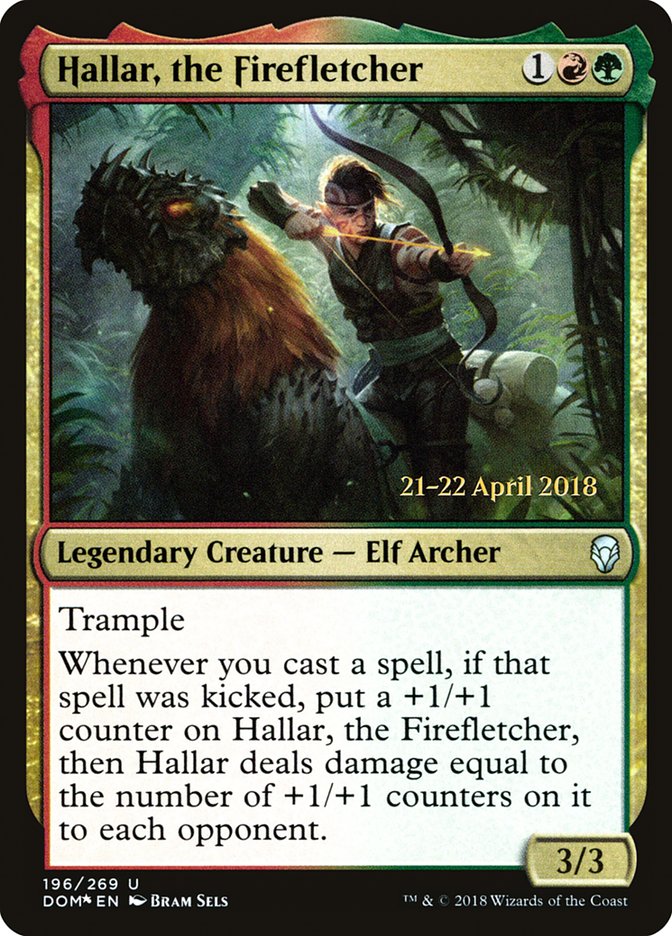 Hallar, the Firefletcher [Dominaria Prerelease Promos] | A1Comics