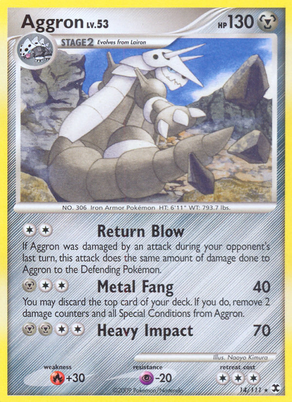 Aggron (14/111) [Platinum: Rising Rivals] | A1Comics