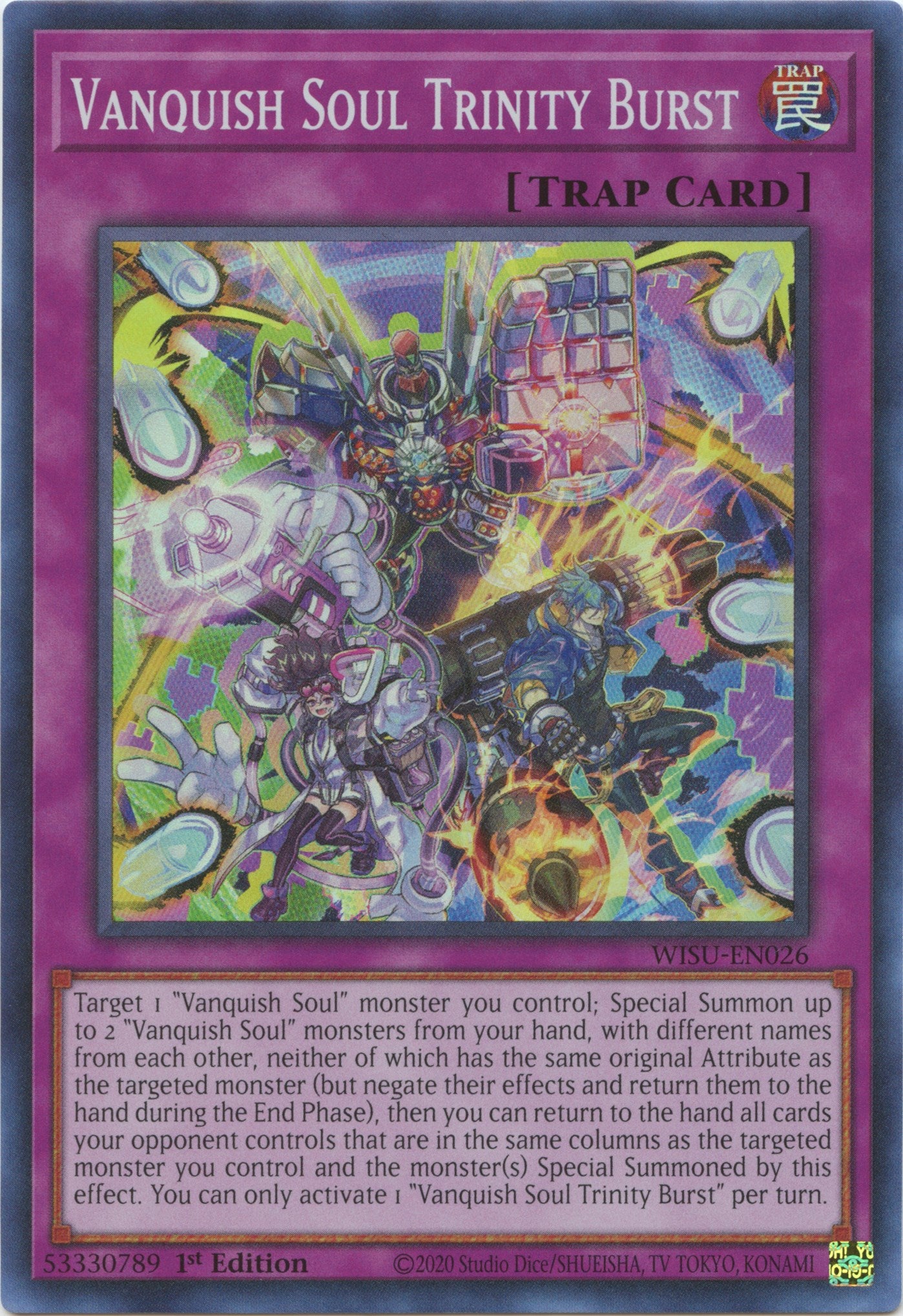 Vanquish Soul Trinity Burst [WISU-EN026] Super Rare | A1Comics