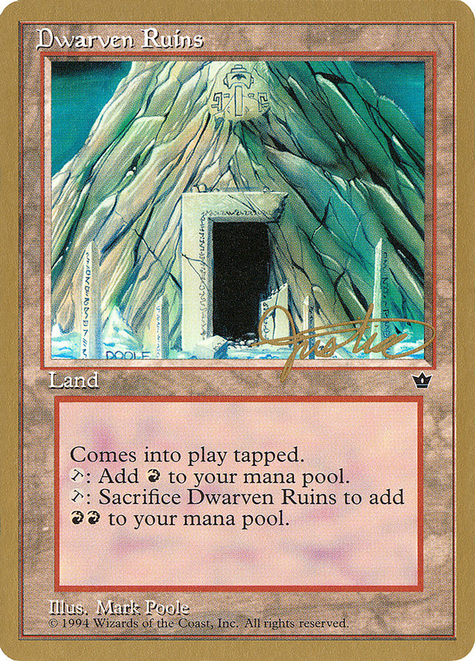 Dwarven Ruins (Mark Justice) [Pro Tour Collector Set] | A1Comics