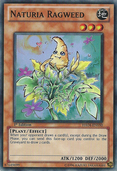 Naturia Ragweed [HA04-EN050] Super Rare | A1Comics