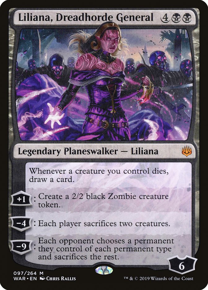 Liliana, Dreadhorde General [War of the Spark] | A1Comics