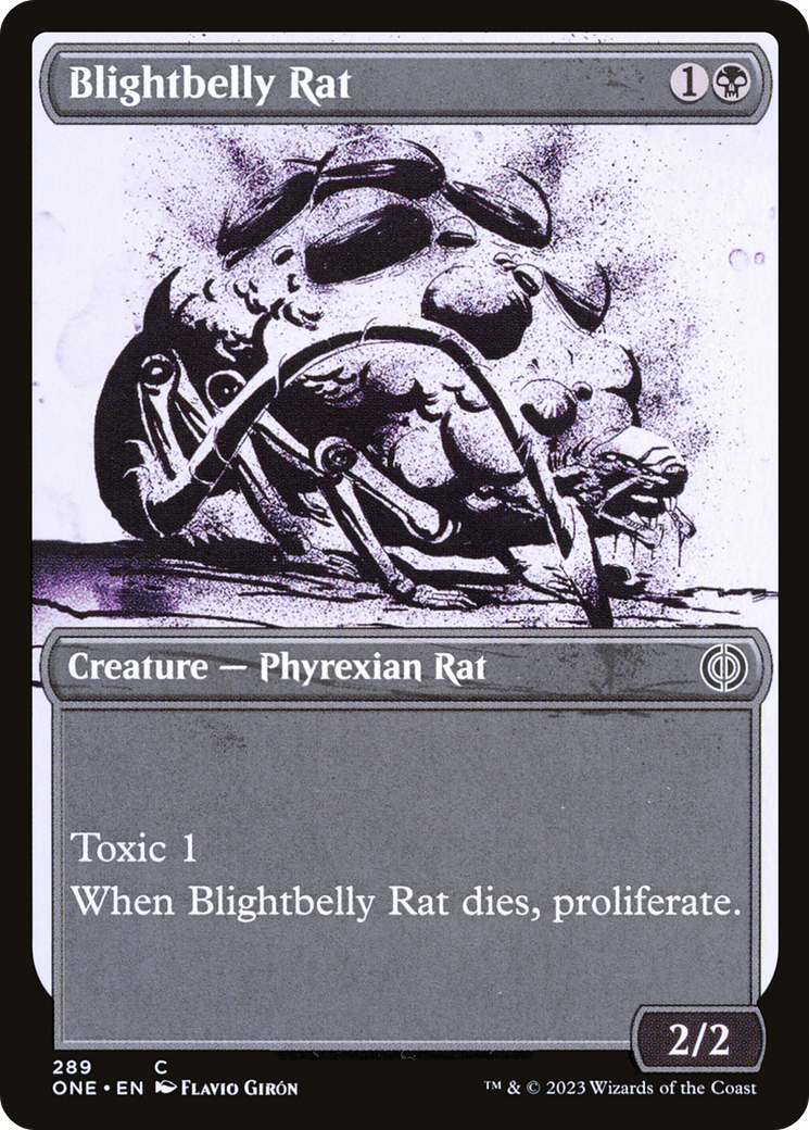 Blightbelly Rat (Showcase Ichor) [Phyrexia: All Will Be One] | A1Comics