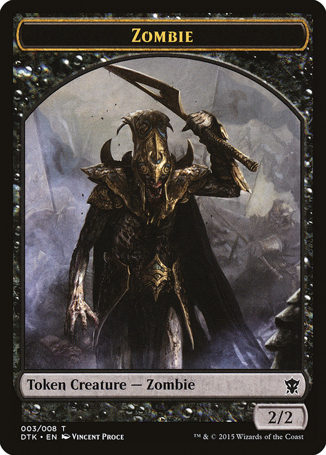 Zombie Token [Dragons of Tarkir Tokens] | A1Comics