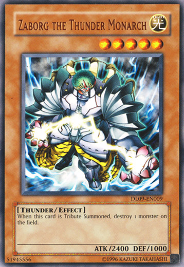 Zaborg the Thunder Monarch (Bronze) [DL09-EN009] Rare | A1Comics