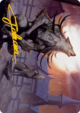 Lord of the Ulvenwald Art Card (Gold-Stamped Signature) [Innistrad: Midnight Hunt Art Series] | A1Comics