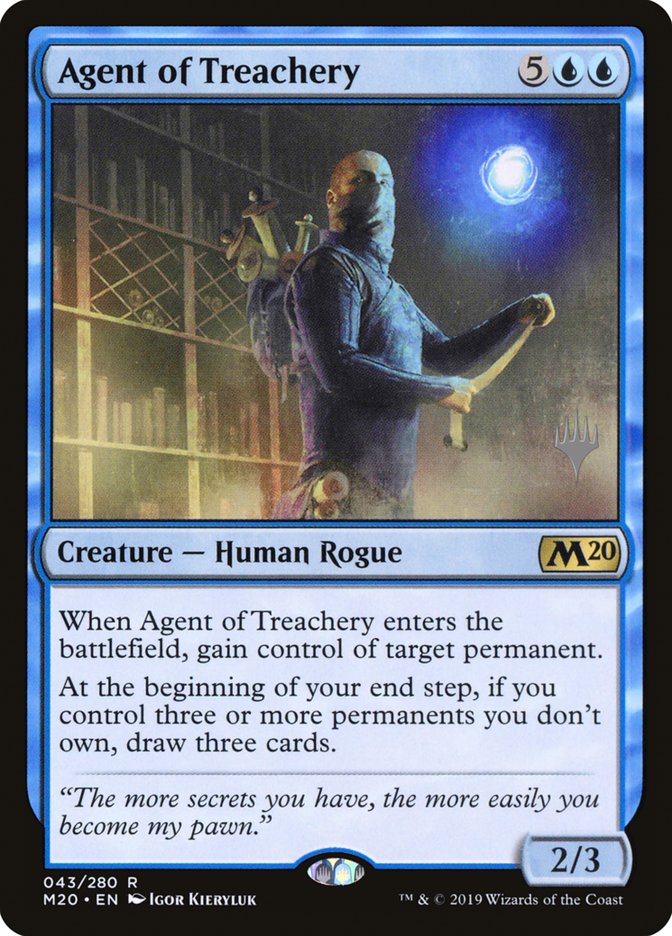 Agent of Treachery (Promo Pack) [Core Set 2020 Promos] | A1Comics